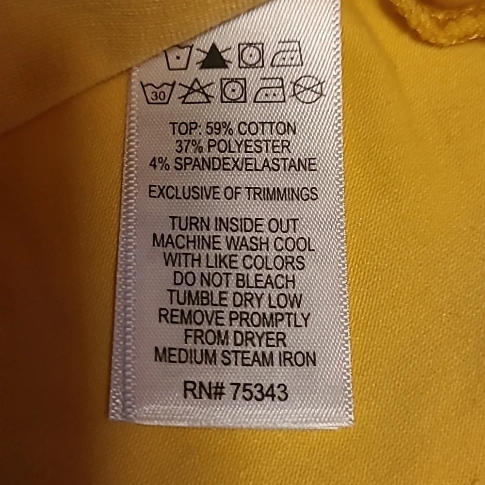 Shabby Chic* Cotton Dress* Yellow* Sz 3-6 month